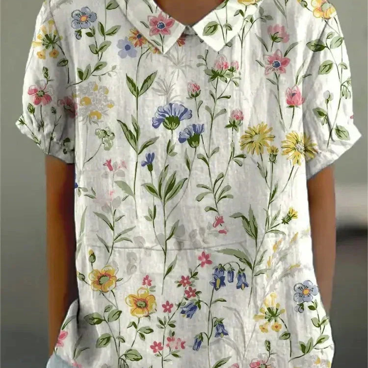 Ragnhild™ — Camisa Floral