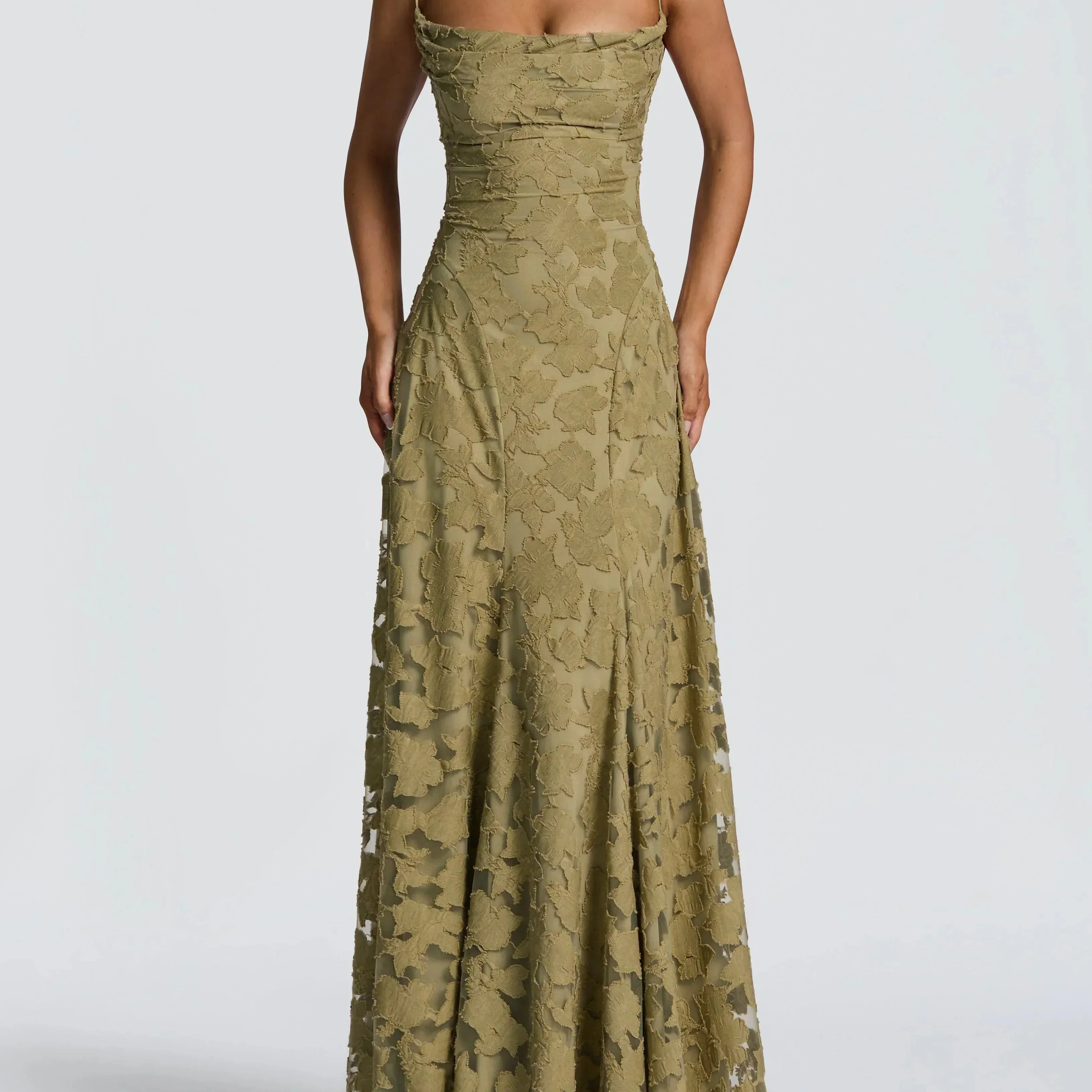 Rhoda – Elegância fluida no estilo maxi intemporal para Mulher