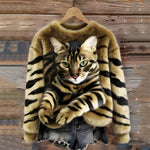 Gato — Camisola com Estampado de Gato