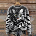 Gato — Camisola com Estampado de Gato