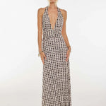 Camoni — Vestido Maxi com Estampado às Bolinhas