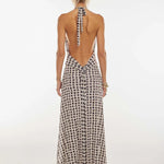 Camoni — Vestido Maxi com Estampado às Bolinhas