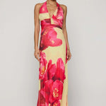 Camoni — Vestido Maxi com Estampado às Bolinhas