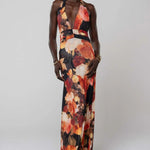 Camoni — Vestido Maxi com Estampado às Bolinhas