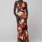 Camoni — Vestido Maxi com Estampado às Bolinhas