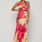 Camoni — Vestido Maxi com Estampado às Bolinhas