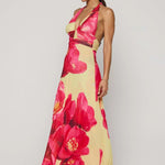 Camoni — Vestido Maxi com Estampado às Bolinhas