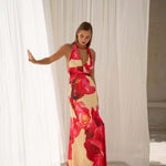 Camoni — Vestido Maxi com Estampado às Bolinhas