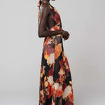 Camoni — Vestido Maxi com Estampado às Bolinhas