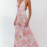 Camoni — Vestido Maxi com Estampado às Bolinhas