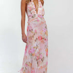 Camoni — Vestido Maxi com Estampado às Bolinhas