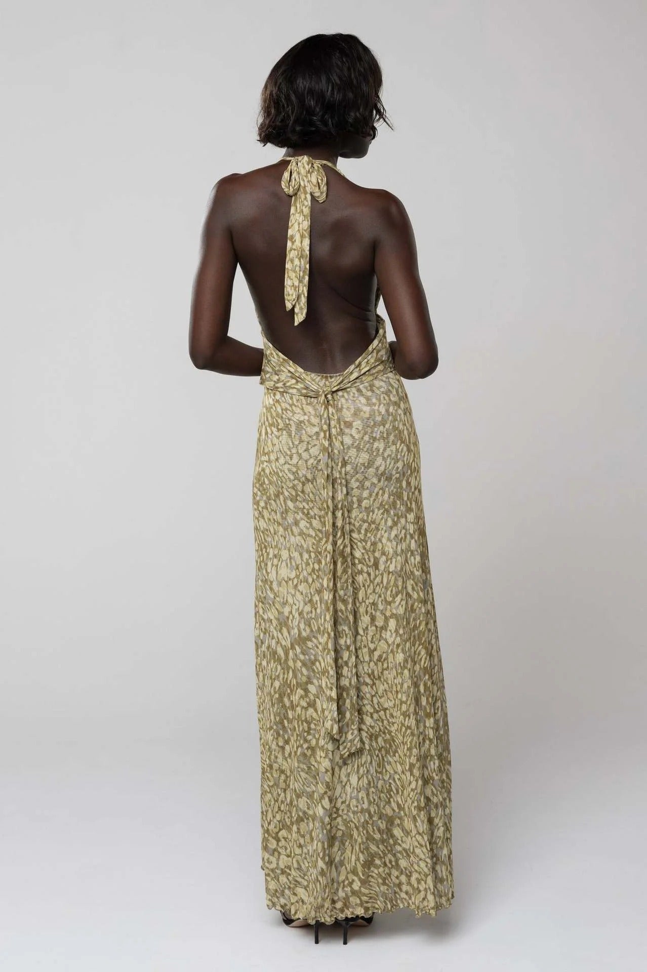 Camoni — Vestido Maxi com Estampado às Bolinhas