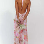 Camoni — Vestido Maxi com Estampado às Bolinhas