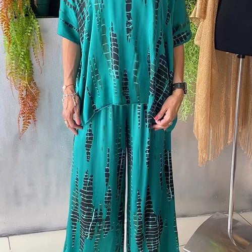 Maria | Conjunto estampado elegante