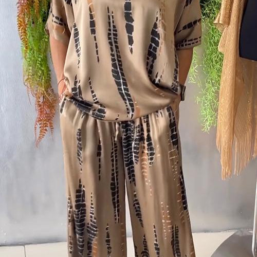 Maria | Conjunto estampado elegante