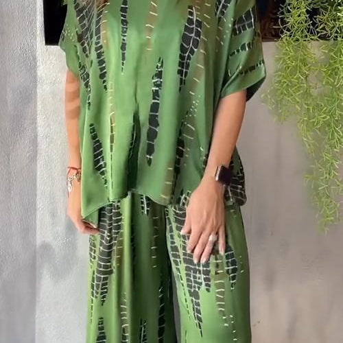 Maria | Conjunto estampado elegante