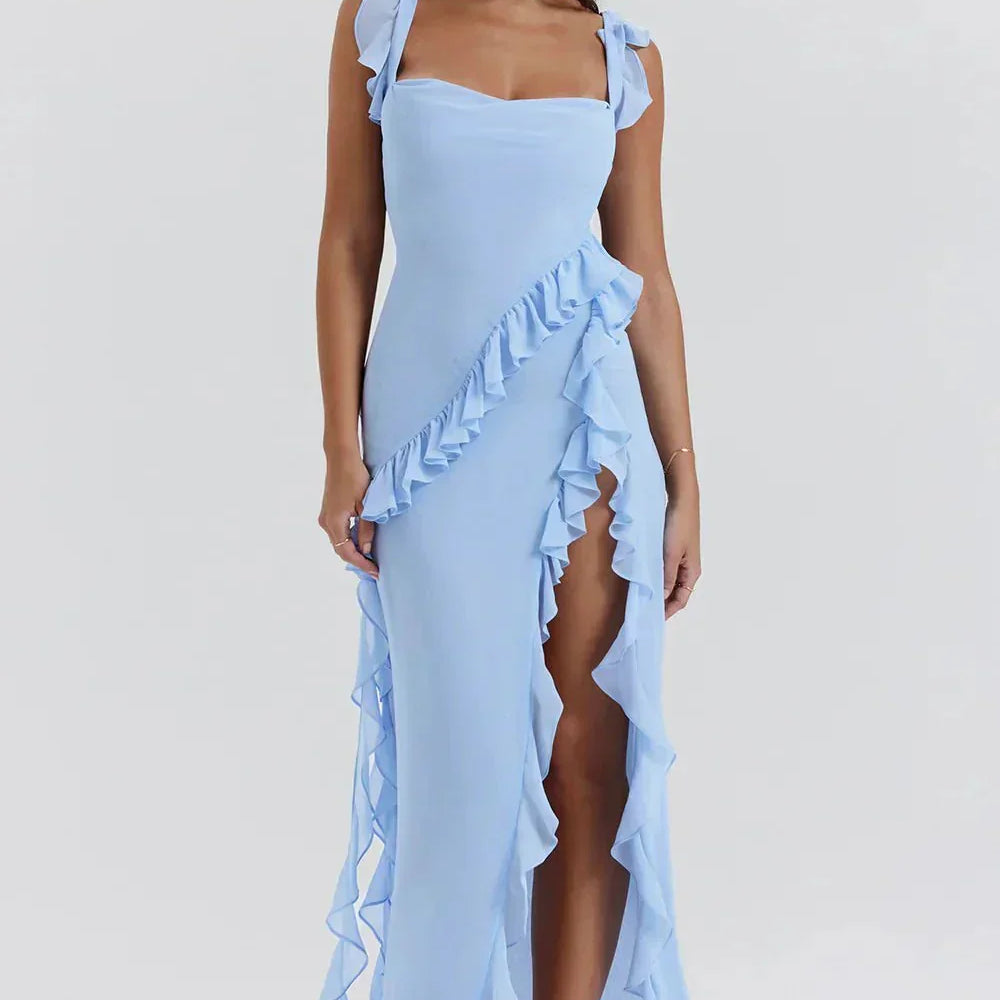 Lara™ | Vestido longo elegante com fenda