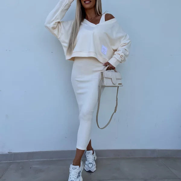Melania | Conjunto de top e vestido