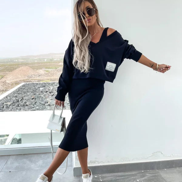 Melania | Conjunto de top e vestido