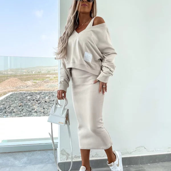 Melania | Conjunto de top e vestido