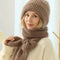 Polar — Gorro e cachecol corta-vento forrados em polar