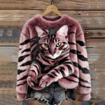 Gato — Camisola com Estampado de Gato