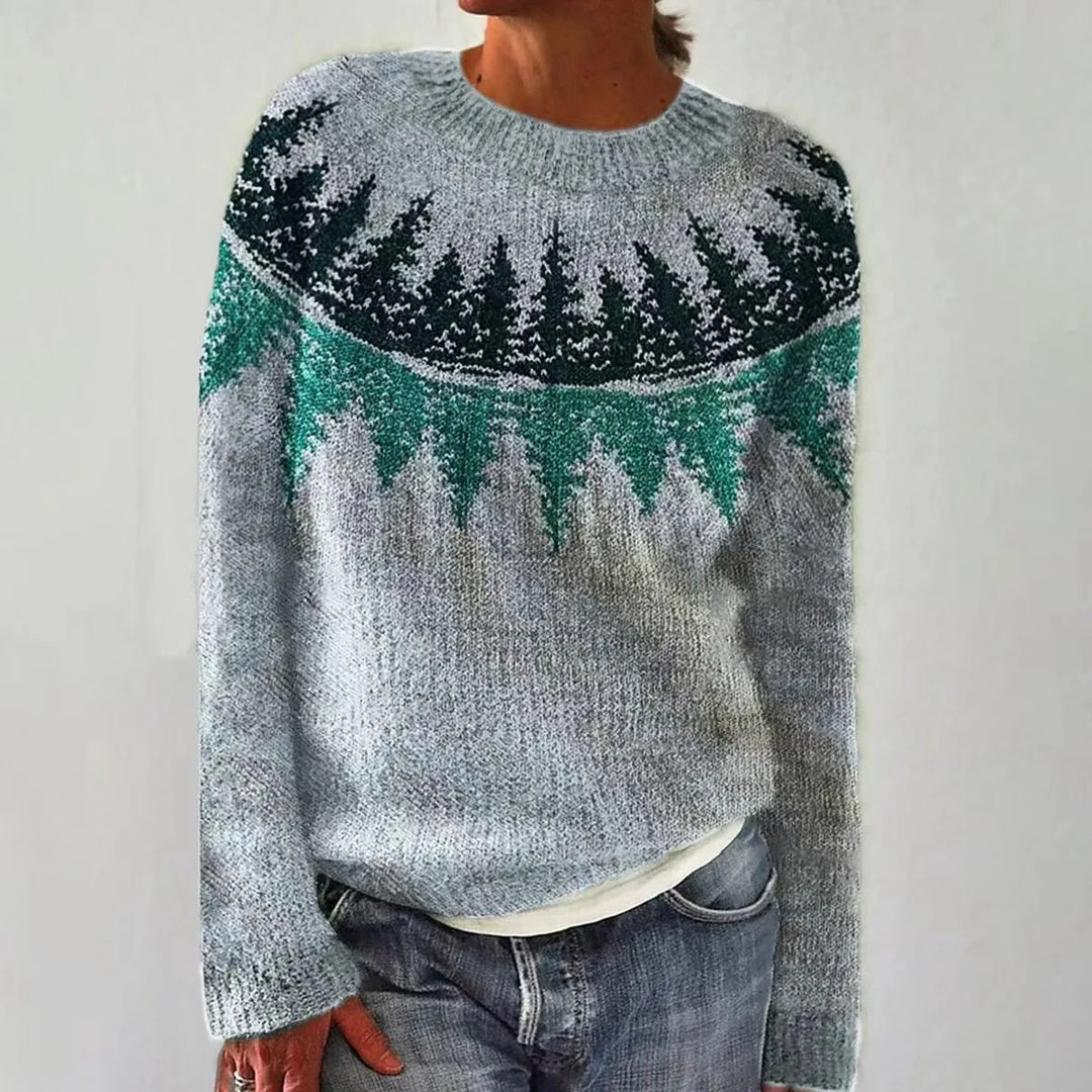 Giulia | Camisola de outono com padrão nórdico